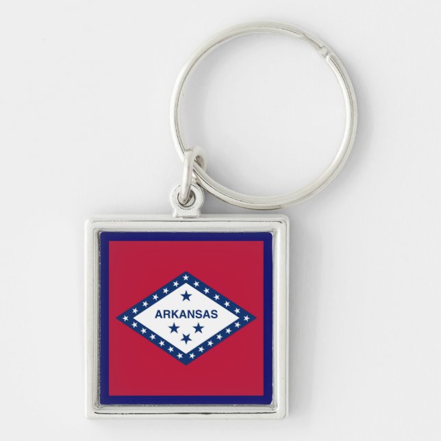 Arkansas State Flag Keychain (Front)