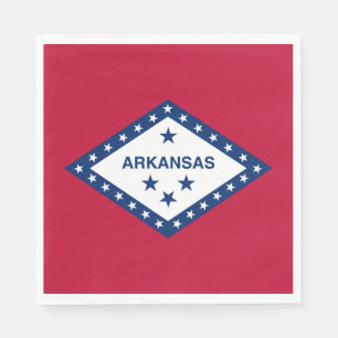 Arkansas State Flag Napkin