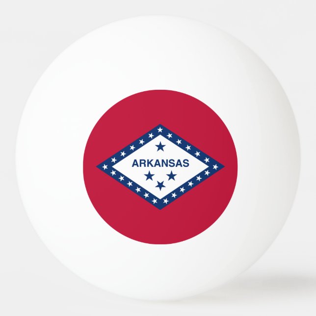 Arkansas State Flag Ping Pong Ball (Back)