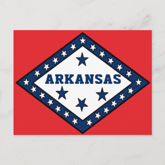 Arkansas State Flag Postcard (Front)