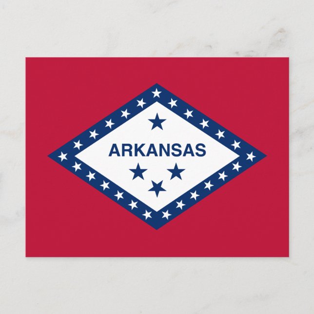 Arkansas State Flag Postcard (Front)