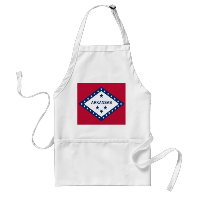 Arkansas State Flag Standard Apron (Front)