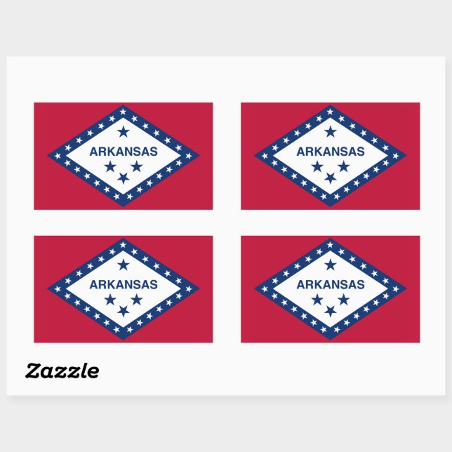 Arkansas State Flag Sticker (Sheet)