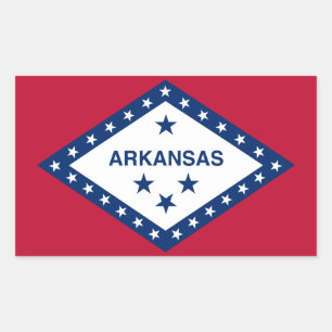 Arkansas State Flag Sticker