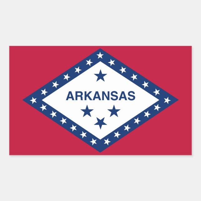 Arkansas State Flag Sticker (Front)