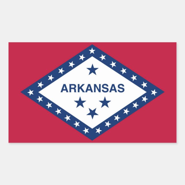 Arkansas State flag Sticker (Front)