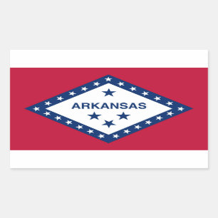 Arkansas State flag Sticker