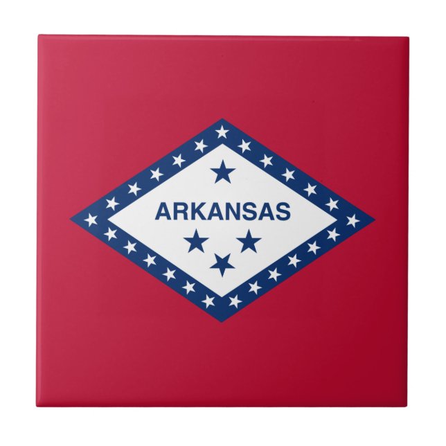Arkansas State Flag Tile (Front)
