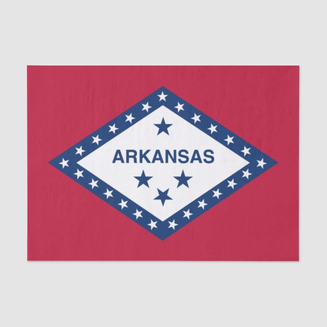 Arkansas State Flag Tissue Paper (Front)