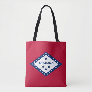 Arkansas State Flag Tote Bag