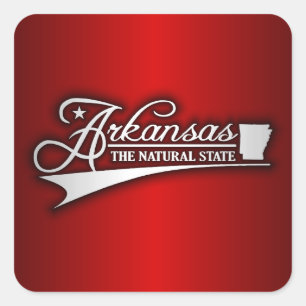 Arkansas State of Mine Square Sticker