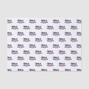 Arkansas State Pride Tissue Paper