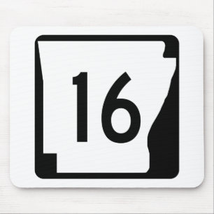 Arkansas State Route 16 Mouse Pad