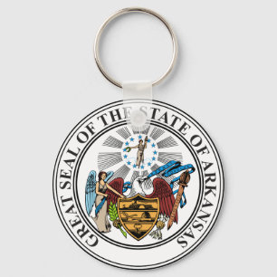Arkansas State Seal Keychain