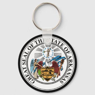 ARKANSAS STATE SEAL KEYCHAIN