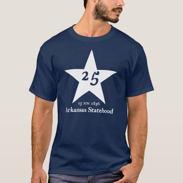 Arkansas Statehood T-Shirt (Front)