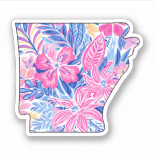 Arkansas - Summer Sticker - Lilly Inspired