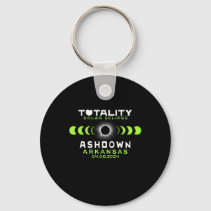 Arkansas Total Solar Eclipse 2024 Keychain