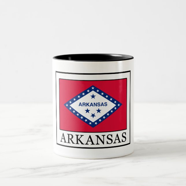 Arkansas Two-Tone Coffee Mug (Center)