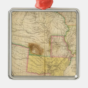 Arkansas US Metal Ornament