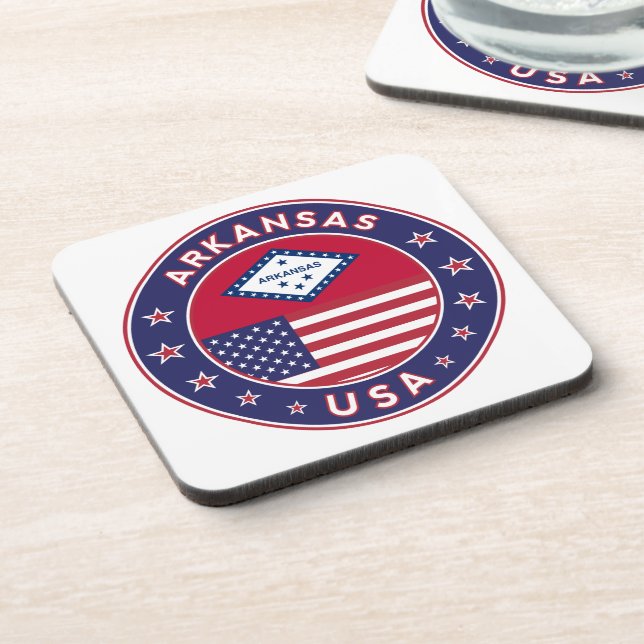 Arkansas, USA states Coaster (Left Side)