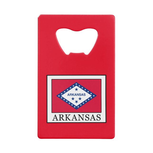 Arkansas Wallet Bottle Opener (Front)