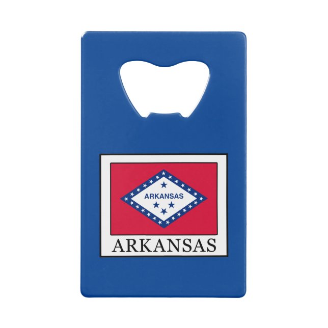 Arkansas Wallet Bottle Opener (Front)
