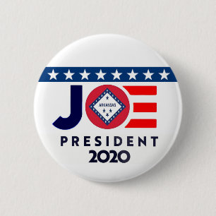 Arkansas wants Joe 2020 2 Inch Round Button