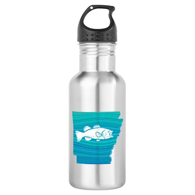 Arkansas Wave Fishing 532 Ml Water Bottle (Front)