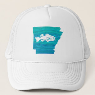 Arkansas Wave Fishing Trucker Hat