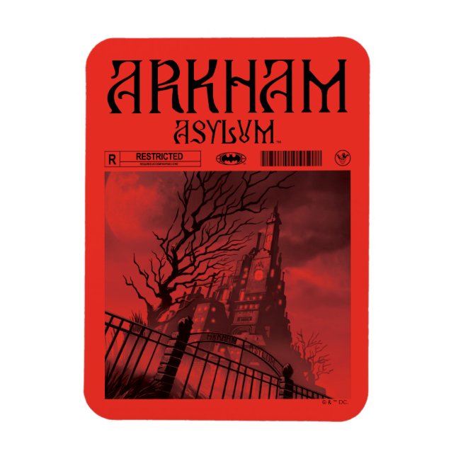 Arkham Asylum: Restricted Magnet (Vertical)