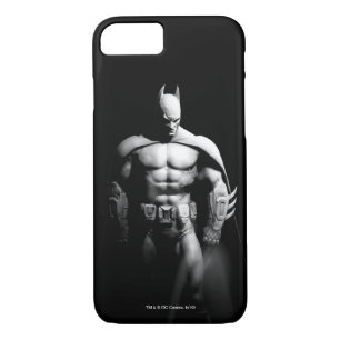 Arkham City   Batman Black and White Wide Pose Case-Mate iPhone Case