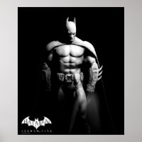Arkham City | Batman Black and White Wide Pose