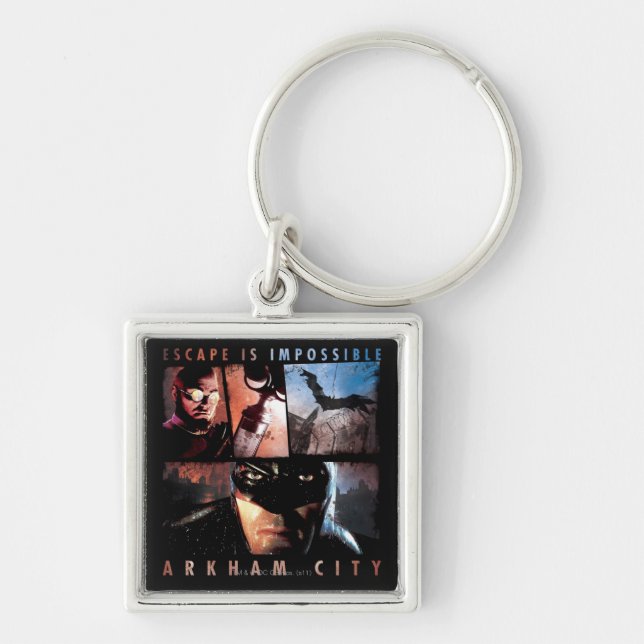Arkham City Escape is Impossible Keychain (Front)