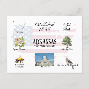 Arksansas State Postcard