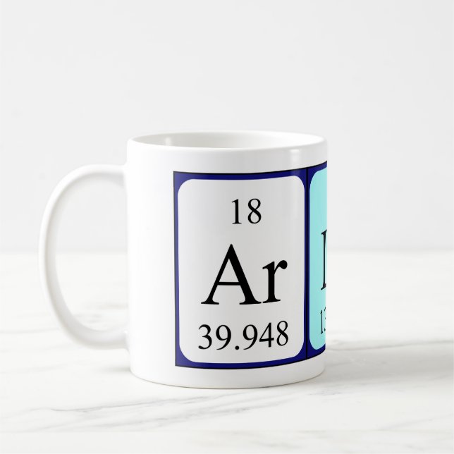 Arland périodique nom de table mug (Gauche)