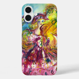 ARLECCHINA  VIOLINIST / Venetian Carnival Night iPhone 16 Plus Case