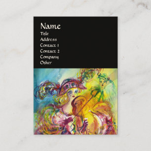 ARLECCHINA VIOLINIST,Violin ,Music,Theatre Artist, Business Card