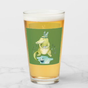 Arlena the Alligator Glass