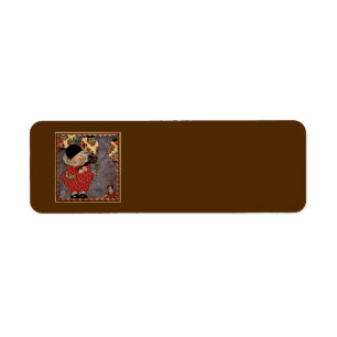 Arlequin enfant vintage, Musicien Jouant Banjo