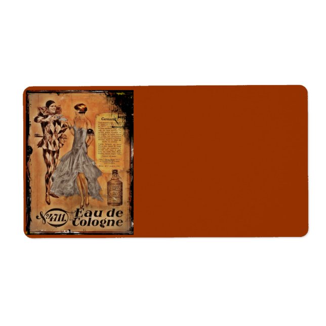 Arlequin et sapeur Eau de Cologne (Devant)