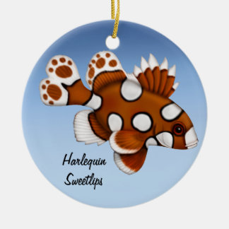 Arlequin juvénile Sweetlips Reef Poisson Ornement