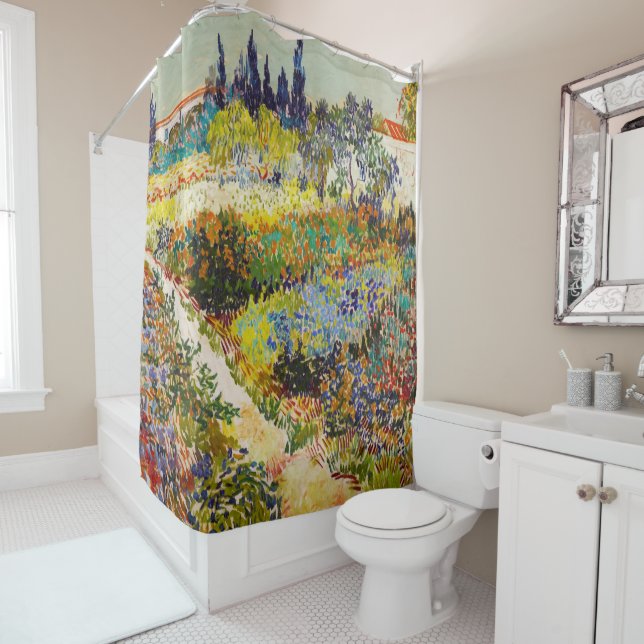 Arles Garden Shower Curtain (In Situ)