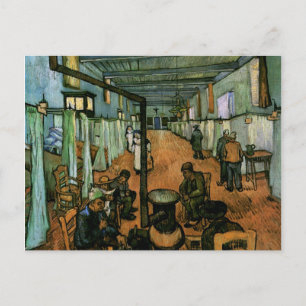 Arles Hospital Ward, Vincent van Gogh Postcard