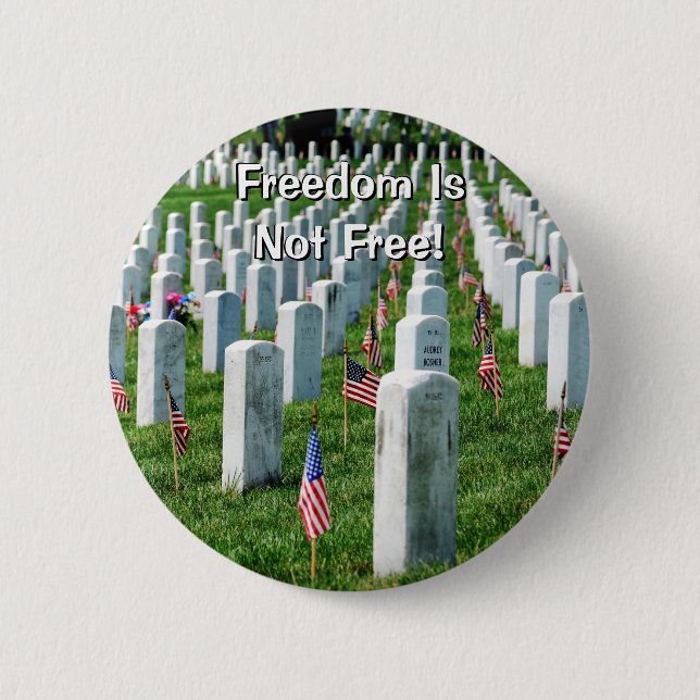 Arlington Cemetery 2 Inch Round Button (Front)