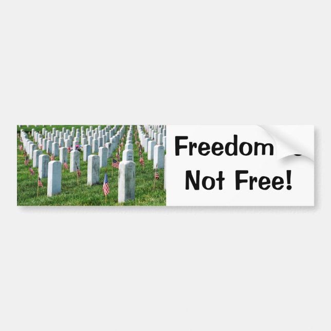 Arlington Cemetery Bumper Sticker (Front)