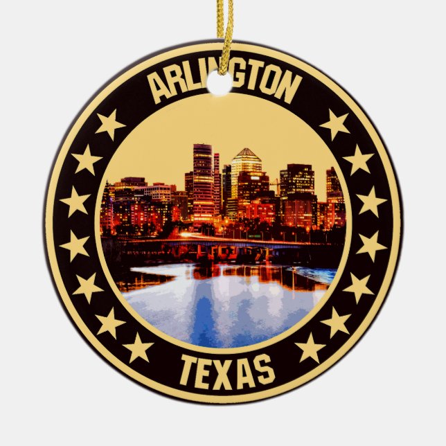 Arlington                                          ceramic ornament (Front)