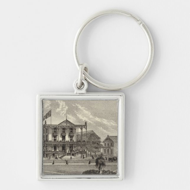 Arlington House, Ocean Grove, NJ Keychain (Front)