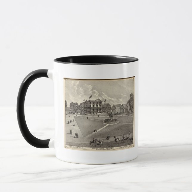 Arlington House, Ocean Grove, NJ Mug (Left)