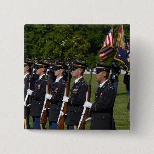 Arlington National Cemetery, Arlington, 2 Inch Square Button